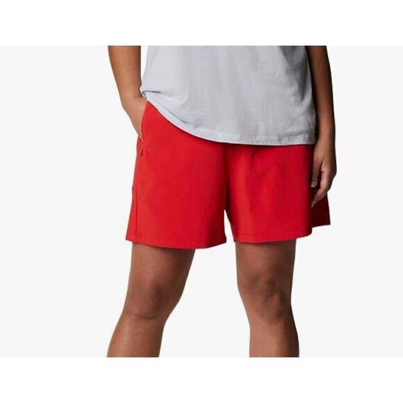 COLUMBIA WOMEN'S 1X Tidal II Short Color: RED SPARK - Picture 10 of 11
